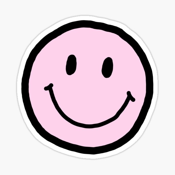 Black Smiley Face Stickers Redbubble