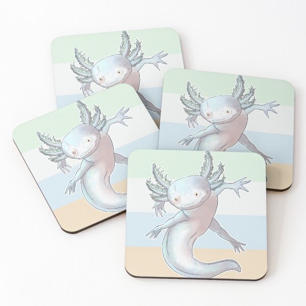 Item preview, Unlabeled Axolotl Pride designed and sold by MatchaaMilkTea.