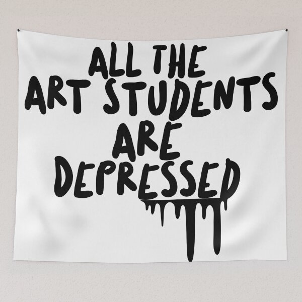 Item preview, All The Art Students Are Depressed designed and sold by Edenjodie.
