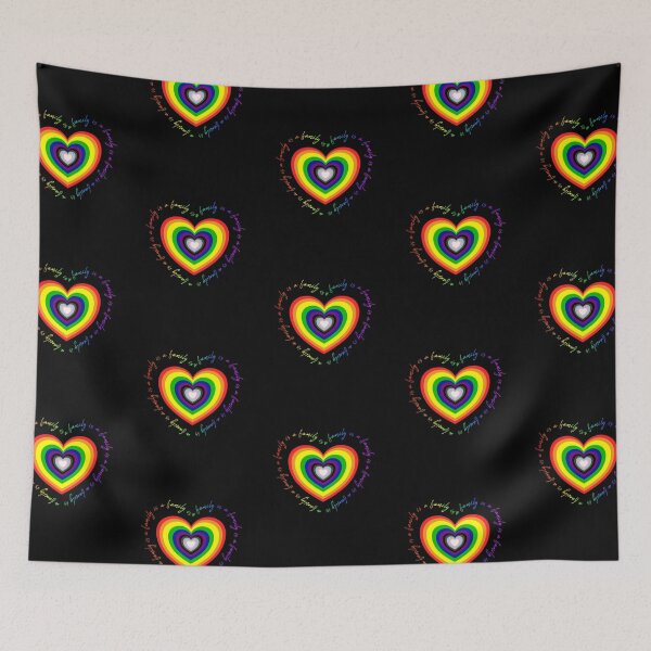 Item preview, A family is a family is a family - lgbtqia bipoc heart designed and sold by Da-Family-Biz.