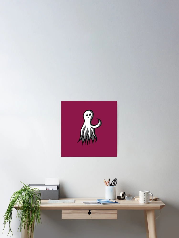 Thumbnail 2 of 3, Poster, Simple Ghost designed and sold by RayRayViolet.