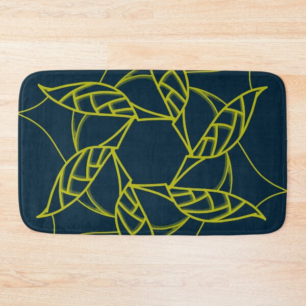 Item preview, Abstract Lotus in Chartreuse designed and sold by lezell.