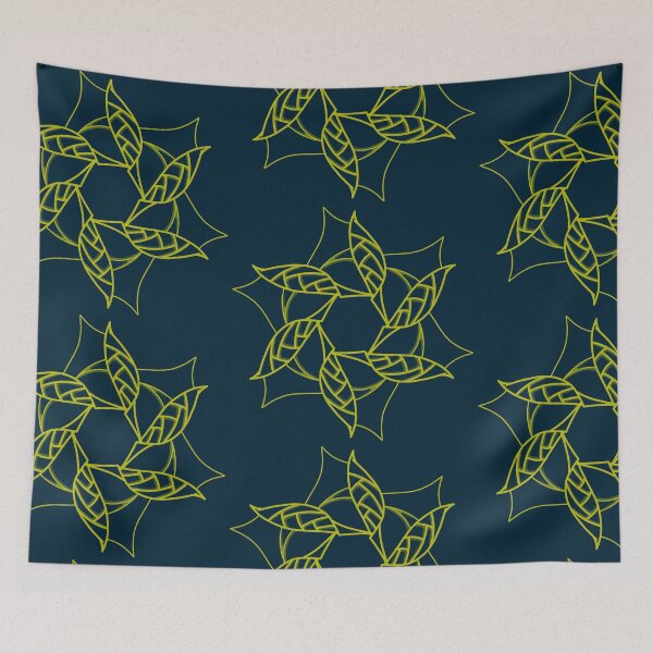 Item preview, Abstract Lotus in Chartreuse designed and sold by lezell.