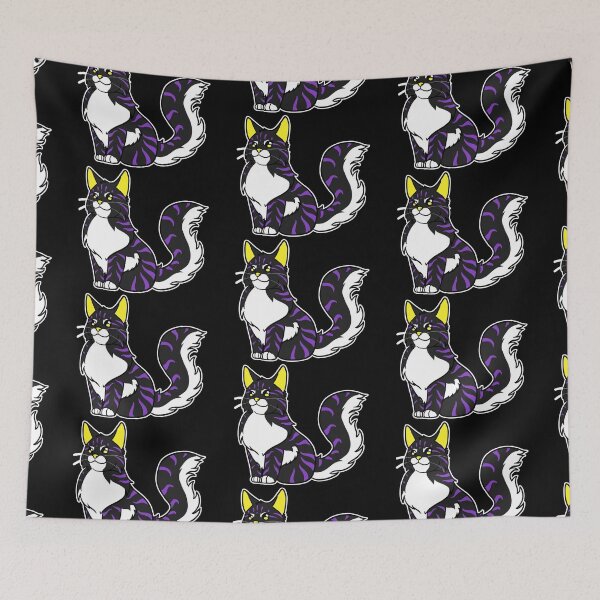 Item preview, Nonbinary Pride Maine Coon designed and sold by Cat Herd.