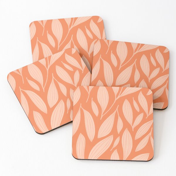 Item preview, orange summer floral leaf designed and sold by baheeya.