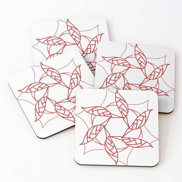 Item preview, Abstract Lotus in Red designed and sold by lezell.