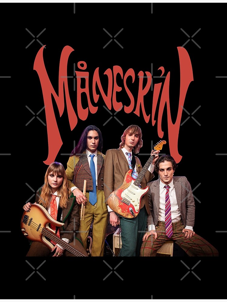 Måneskin Rock Band Maneskin Art Print By Lacato Redbubble