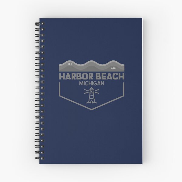 Item preview, Harbor Beach Michigan Lighthouse Wave Design designed and sold by Eleven-K.