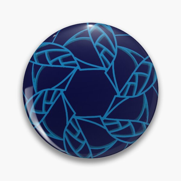 Item preview, Abstract Lotus in Blue designed and sold by lezell.