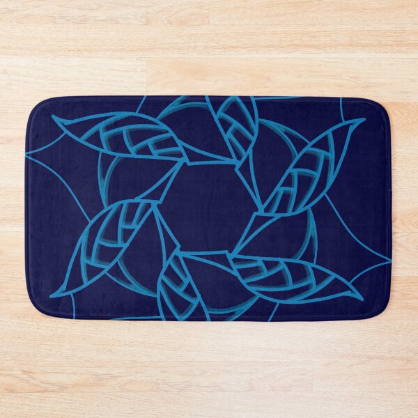 Item preview, Abstract Lotus in Blue designed and sold by lezell.