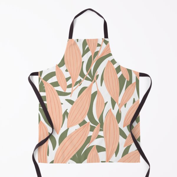 Item preview, summer floral leaf, pink and green designed and sold by baheeya.
