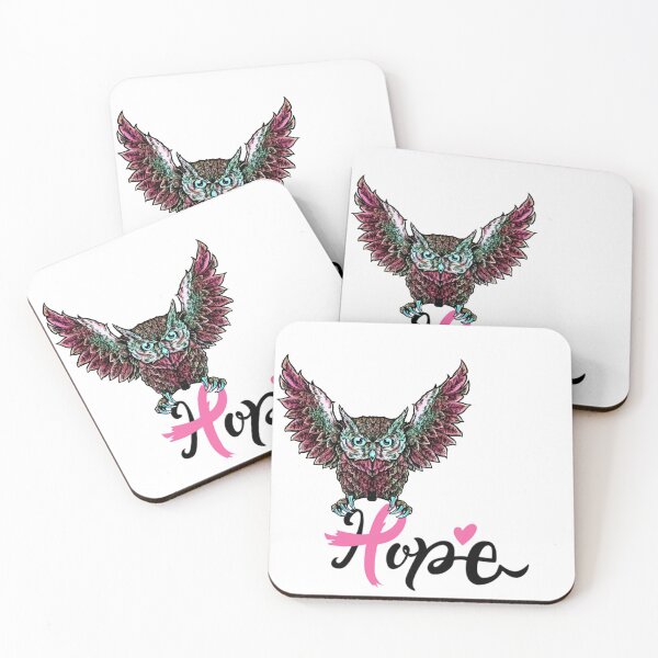 Item preview, Breast cancer ribbon, Hope Owl designed and sold by FACELESS MONKEY.