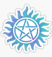 Pegatina SPN anti posesión tatuaje
