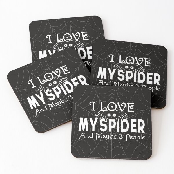 Item preview, I Love My Spider and Maybe 3 People - spider lover designed and sold by NoBonesLife.