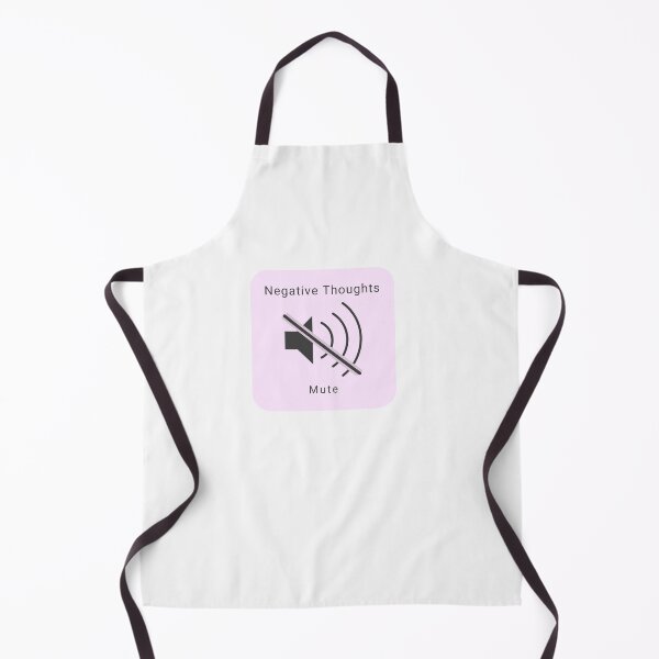 Item preview, Mute the Negative Thoughts designed and sold by missionbear.