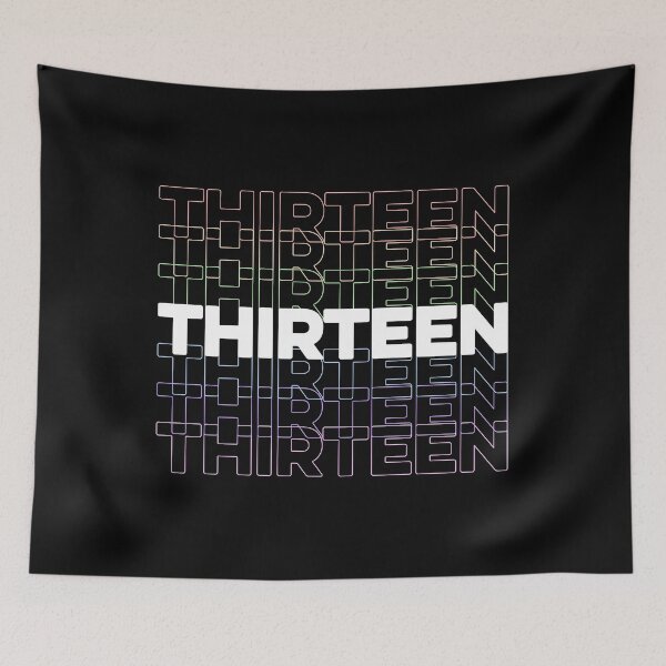 Item preview, 13th Teen Birthday, Adults Favorite # Thirteen Rainbow Colors designed and sold by The Princess Saves Herself.