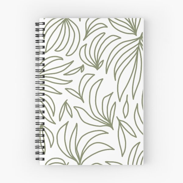 Item preview, green floral line art designed and sold by baheeya.