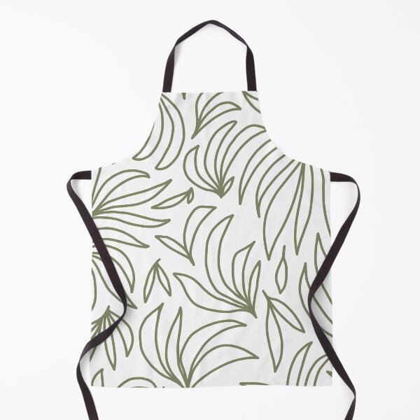 Item preview, green floral line art designed and sold by baheeya.