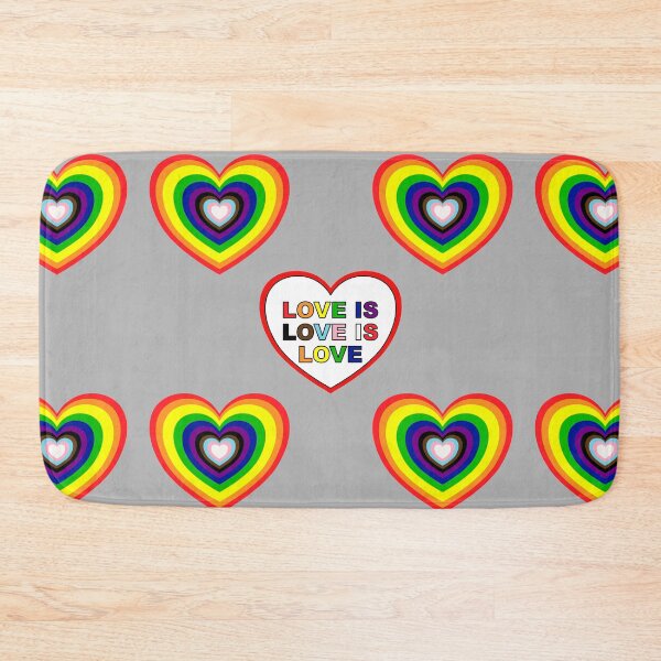 Item preview, Love is Love is Love - lgbtqia bipoc heart pattern designed and sold by Da-Family-Biz.