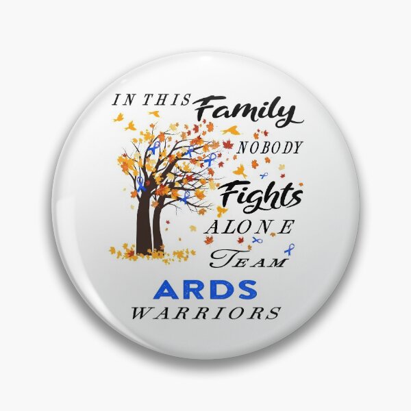 Item preview, In This Family No One Fight Alone ARDS Awareness ribbon tree designed and sold by radianen.