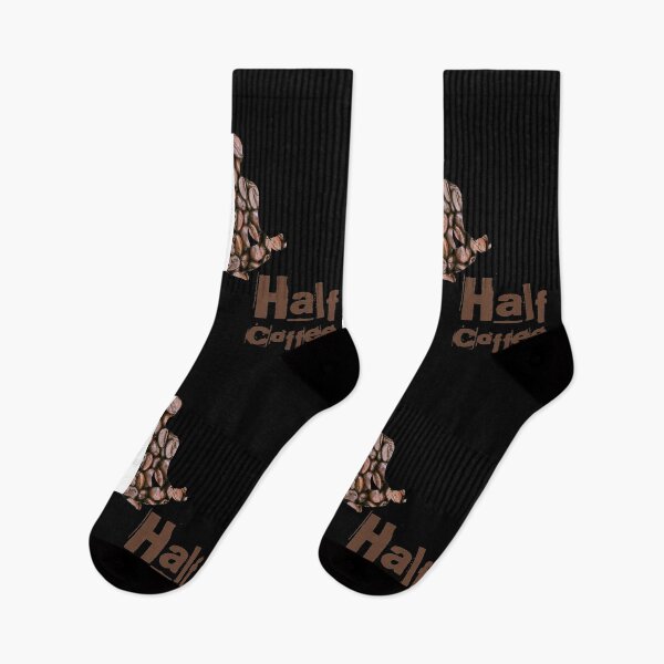 Item preview, Half Human Half Coffee Yoga Meditation Pose on black background   designed and sold by UncleStuScience.