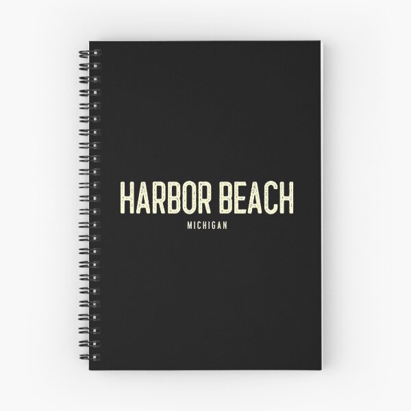 Item preview, Harbor Beach Michigan Classic Straight Aged Text Cream Design designed and sold by Eleven-K.