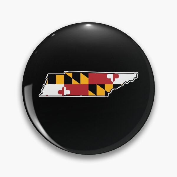 Item preview, Maryland Flag Tennessee Map designed and sold by MarylandStyle.