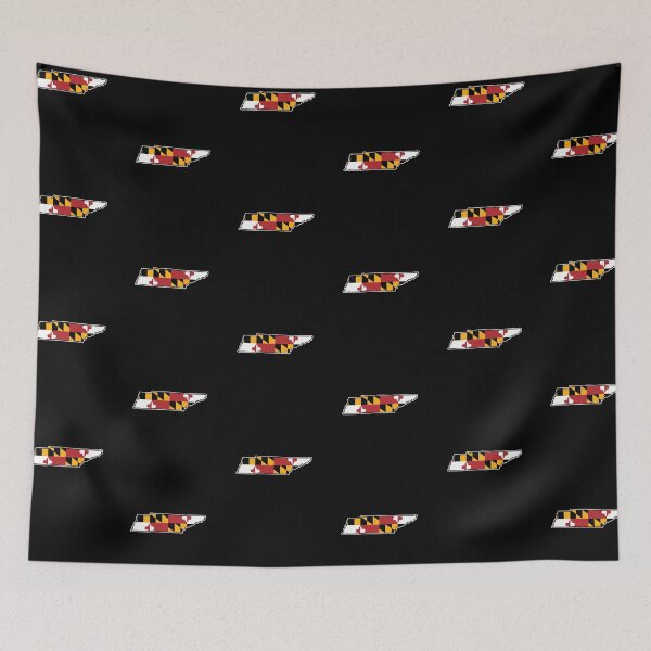 Item preview, Maryland Flag Tennessee Map designed and sold by MarylandStyle.