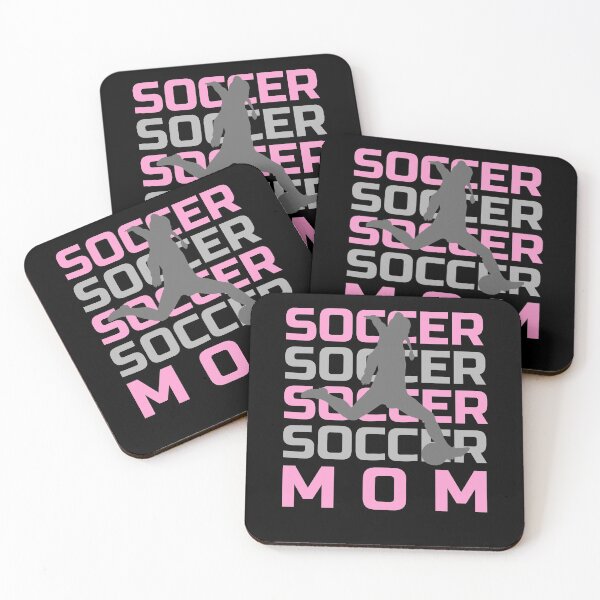 Item preview, Mamá de fútbol de niñas con silueta de jugador de fútbol designed and sold by ShowMePrints.