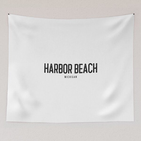 Item preview, Harbor Beach Michigan Classic Straight Aged Text Black Design designed and sold by Eleven-K.