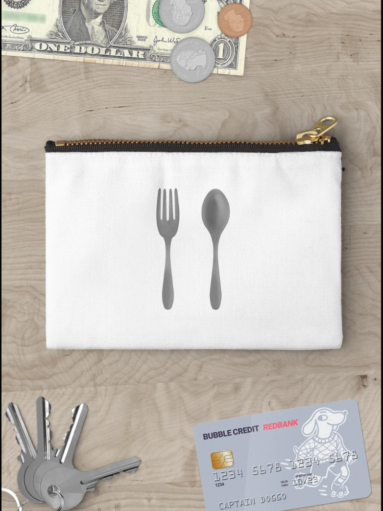 Thumbnail 3 of 4, Zipper Pouch, Fork and Spoon designed and sold by Reeseworks.