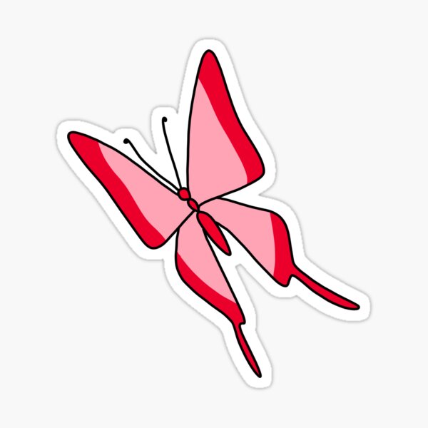 Hämotroper Schmetterling Sticker