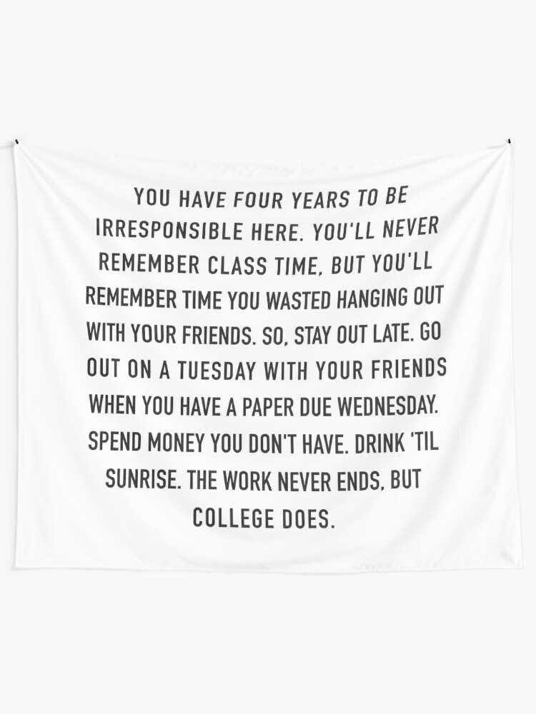 college tapestry