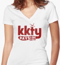 KKTY Bayside - Saved by the Bell Women's Fitted V-Neck T-Shirt