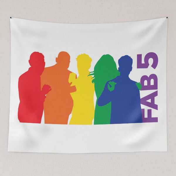 Item preview, Fab Five Pride  designed and sold by evedwards14.