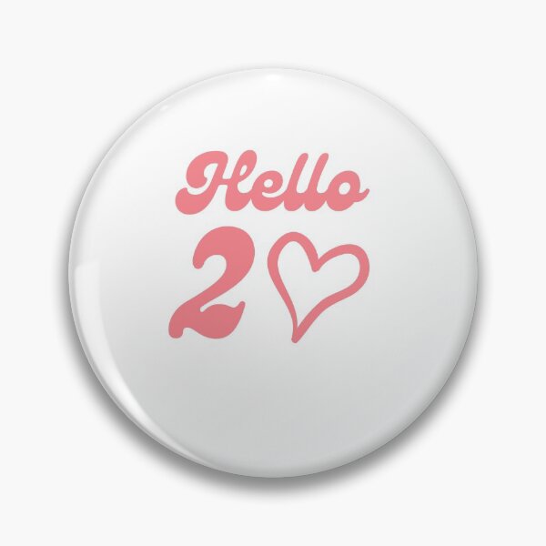 Item preview, Hello 20 | 20th Birthday designed and sold by Presto Prints Design.