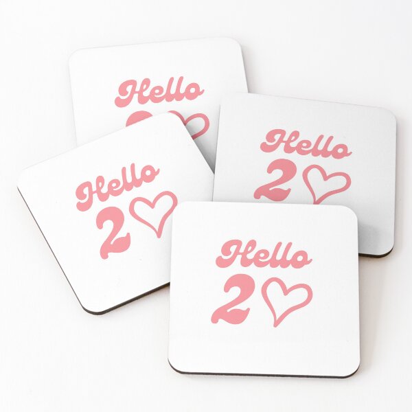 Item preview, Hello 20 | 20th Birthday designed and sold by Presto Prints Design.