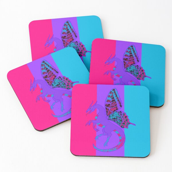 Item preview, Androgyne Pride Fae Dragon With Flag designed and sold by Zac Stigdon.