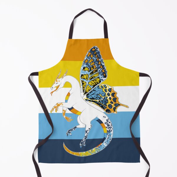 Item preview, AroAce Pride Fae Dragon With Flag designed and sold by Zac Stigdon.