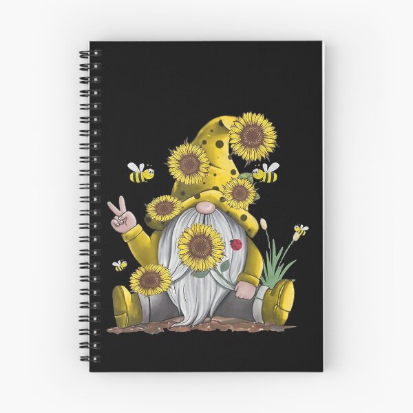 Artikelvorschau, Niedlicher Gnom Save the Bees Sonnenblumen-Design entworfen und verkauft von boopsblunt.