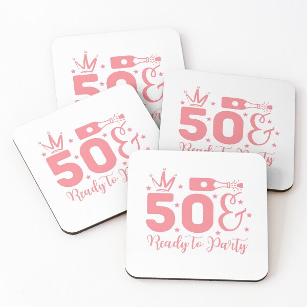 Item preview, 50 & Ready To Party | 50th Birthday  designed and sold by Presto Prints Design.