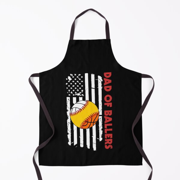 Item preview, American Flag Dad Ballers Volleyball Softball Basketball designed and sold by Dressed For Duty.