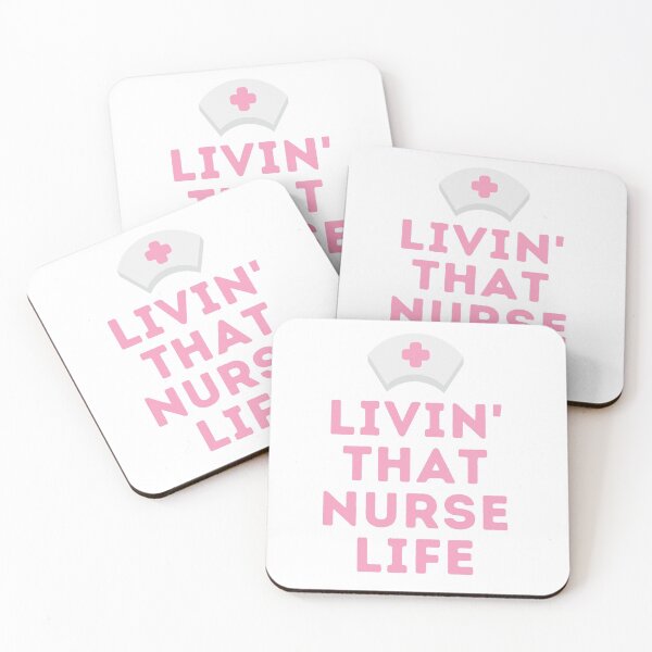 Item preview, Livin' That Nurse Life | Nursing designed and sold by Presto Prints Design.