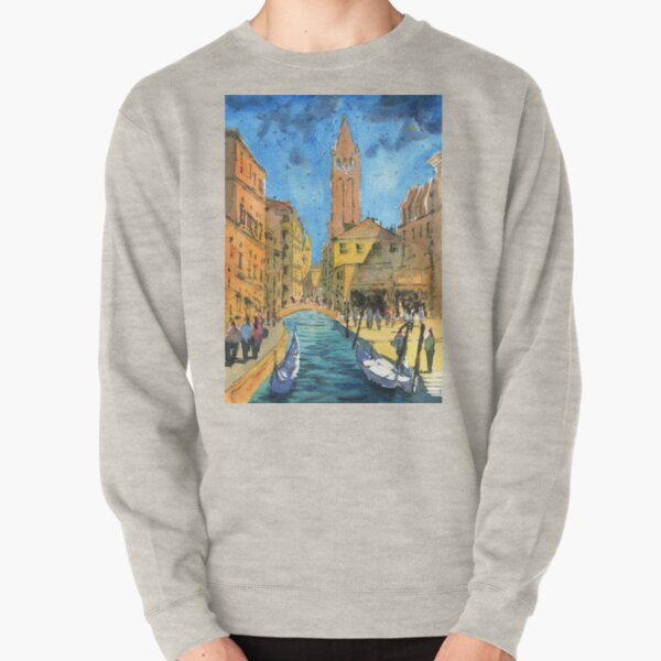 Venice - Campo San Barnaba Painting Pullover Sweatshirt
