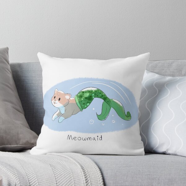 Artikelvorschau, Nettes Meerjungfrau-Katzen-Wortspiel entworfen und verkauft von MellowArtStuff.