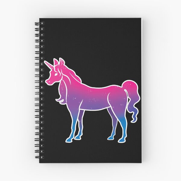 Item preview, Bi Pride Unicorn on Black designed and sold by AliceQuinn.