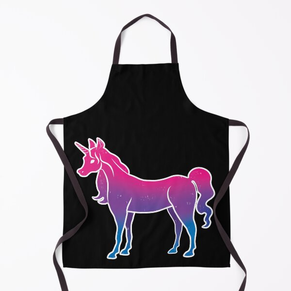 Item preview, Bi Pride Unicorn on Black designed and sold by AliceQuinn.