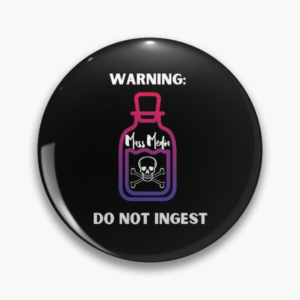 Item preview, Warning: Poisonous Mass Media designed and sold by NerdGrrl.