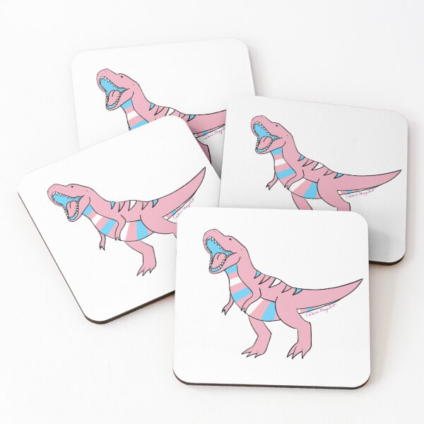 Item preview, Transgender Pride Trex (pink) designed and sold by Kit Rex.