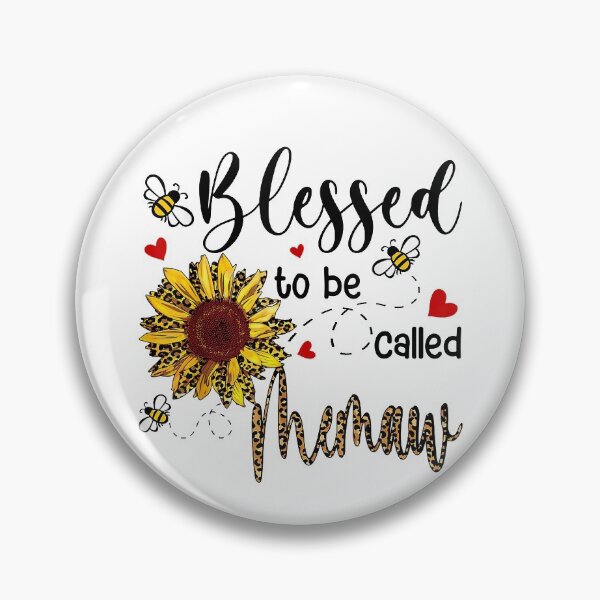 Item preview, Blessed to be Called Memaw Bees Sunflower Design designed and sold by boopsblunt.